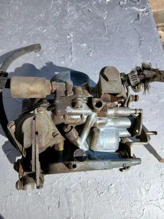 Carburador Doble Cuerpo para 2 cv y Colector admis