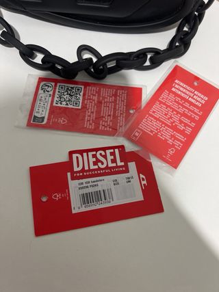 Bolso Diesel 1DR Piel Negro Mate