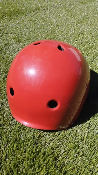 Casco Oxelo niño rojo