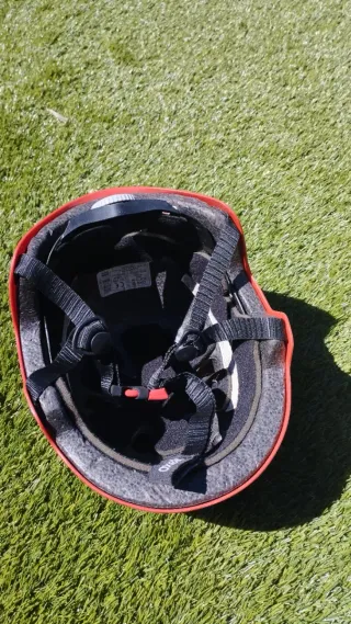 Casco Oxelo niño rojo