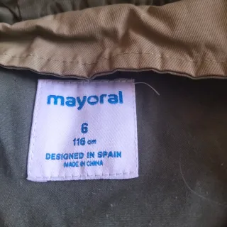 Giubbotto estivo Mayoral bimbo verde militare