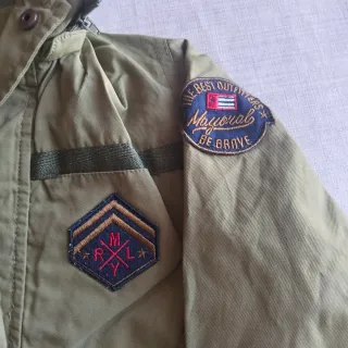 Giubbotto estivo Mayoral bimbo verde militare