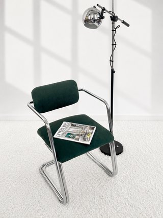 SILLAS CANTILEVER VINTAGE CON APOYABRAZOS. 70s