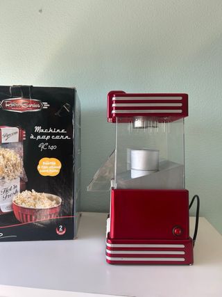 Máquina Palomitas Retro Roja