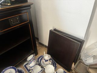 Mueble de Salón Antiguo. Madera Maciza.