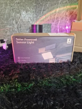 Pack de 4 Luz Solar con Sensor