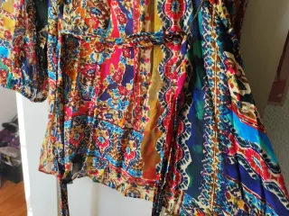 Vestido Zara estampado étnico