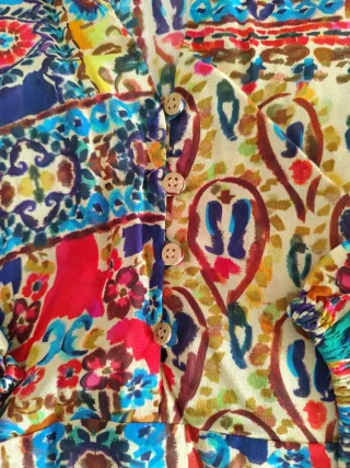 Vestido Zara estampado étnico