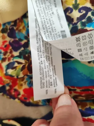 Vestido Zara estampado étnico