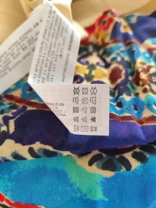 Vestido Zara estampado étnico