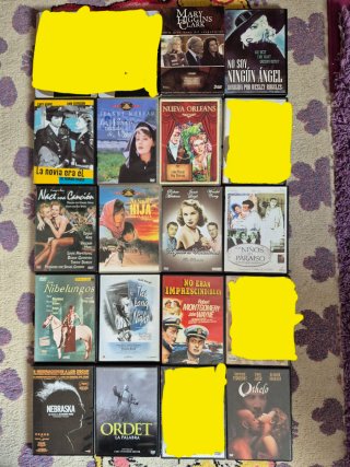 Lote O, elegir películas dvd, 3 x 15 euros