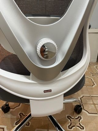 Silla ergonómica de oficina con soporte lumbar