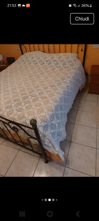 Coperta di cotone fatta a mano