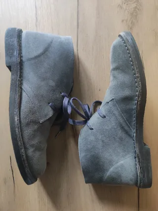 Polacchine scamosciate grigie n.41