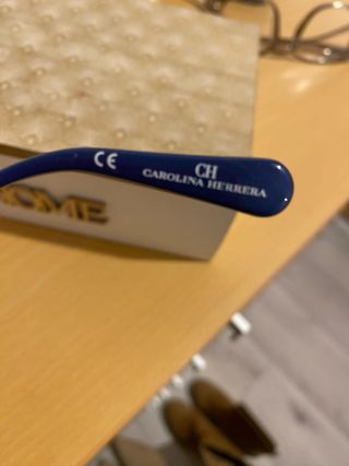 Gafas Carolina Herrera Azul y Plata