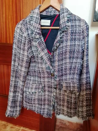 Conjunto falda y chaqueta tweed
