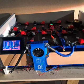 Inversor Solar,12KW-baterias LIFEPO4,4 reguladores