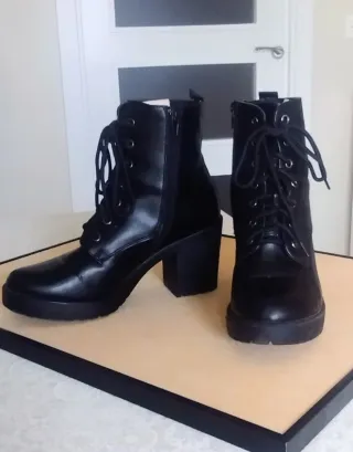 Botines mujer tacón cómodo negros