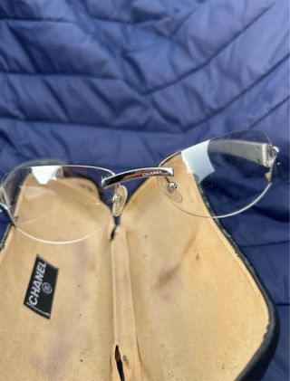 Gafas de sol Chanel Blancas y Plateadas