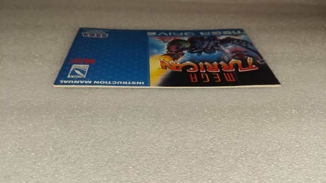 🇪🇸 Manual Mega Turrican Sega Mega Drive Original