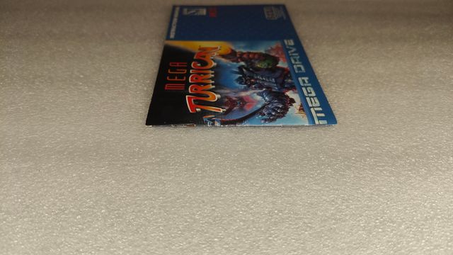 🇪🇸 Manual Mega Turrican Sega Mega Drive Original