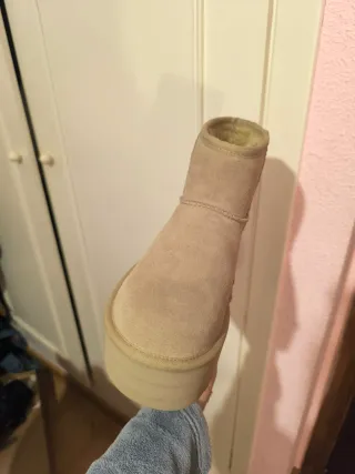 Botas UGG Beige Plataforma