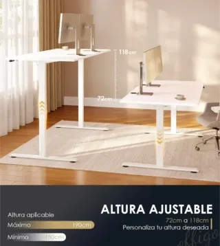 Escritorio Elevable Eléctrico 160x70