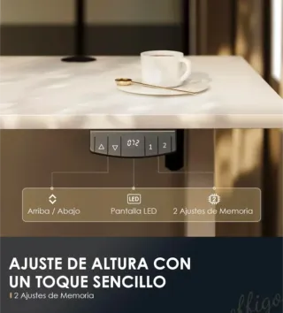 Escritorio Elevable Eléctrico 160x70