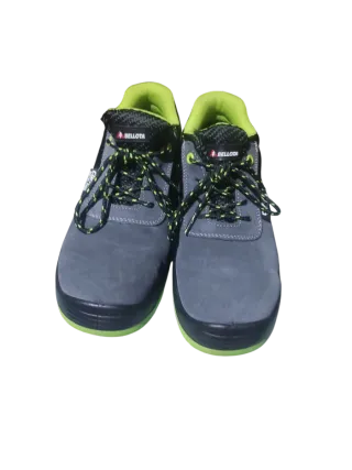 Botas de seguridad Bellota grises y verdes