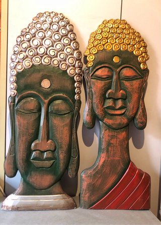 Máscara Buda Decorativa