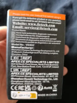 OBD2 Wireless OBD Auto Code Lettore