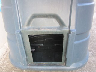Compostiera da giardino in plastica
