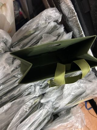 Bolsitas de regalo verdes