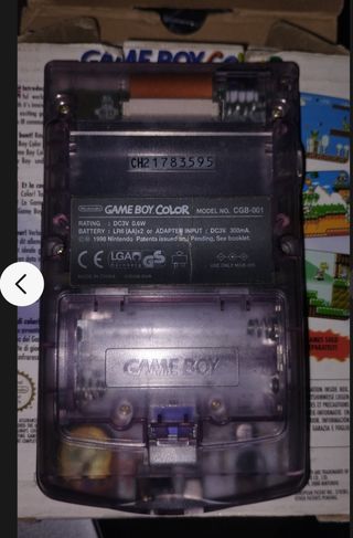 Game Boy Color Atomic Purple CIB + Pokemon giallo