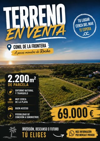 TERRENO EN VENTA – CONIL DE LA FRONTERA