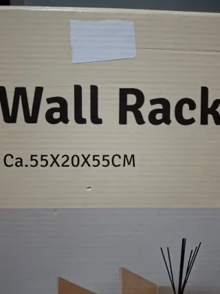 Estantería decorativa de pared madera sin estrenar