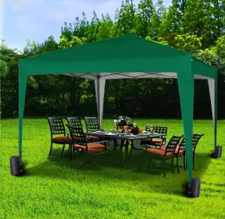 Carpa Plegable 3x3m Azul/Gris/Verde