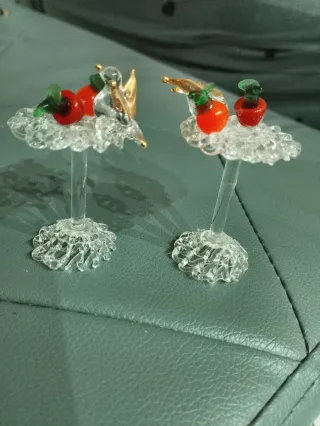 Micro Coppette con frutti in vetro di Murano