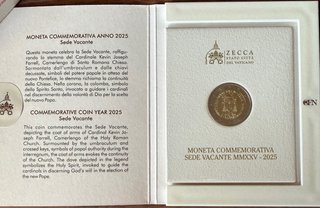 Moneda Vaticano 2€ Sede Vacante 2025 BU