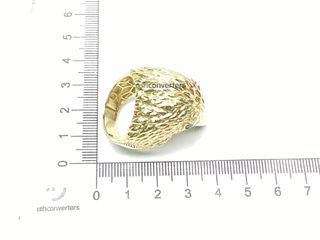 sello oro 18k con piedra