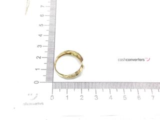 anillo oro 18k con circonita