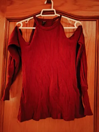 Camisa blanca de manga larga