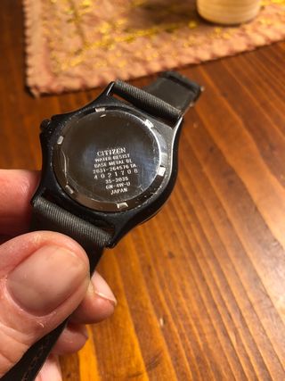 Orologio Citizen Vintage Nero Water Resist 100