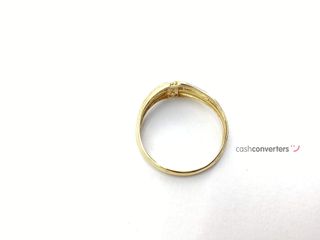 anillo oro 18k con circonita