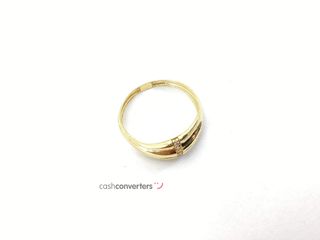 anillo oro 18k con circonita