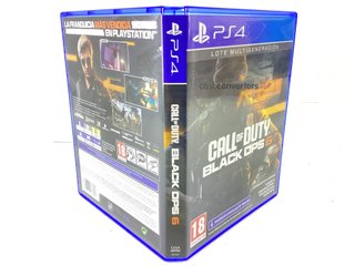 call of duty black ops 6 ps4