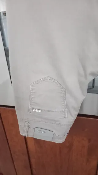 Jeans Donna Tg 48 Beige