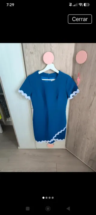 Vestido Verano Mujer Minueto Azul