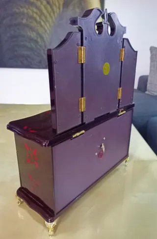 Joyero Musical con Reloj años 70-80