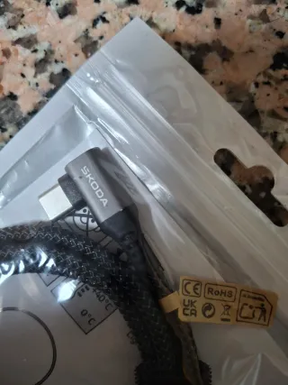 Cable iPhone Skoda USB-C a Lightning 1m